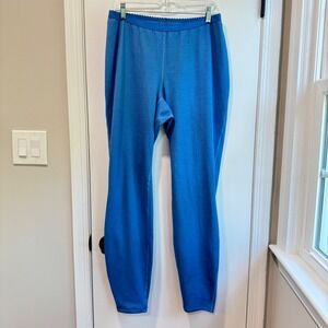 Patagonia Womens XL Blue Baselayer Performance Leggings Athletic Pants
